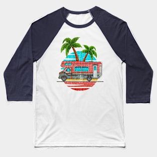 Summer With Sunset Baseball T-Shirt